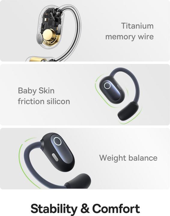 Image du produit Baseus Eli Sport 1 (ANC, 7.50 h, Sans fil)
