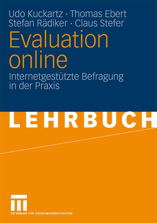 Produktbild Evaluation Online (Deutsch, Udo Kuckartz, 2009)
