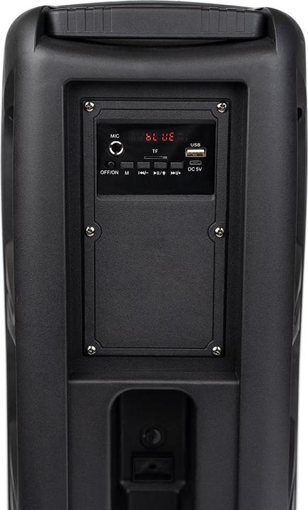 Produktbild Media-Tech FLAMEZILLA – Bluetooth 5.0 Lautsprecher mit KARAOKE, UKW-Radio & MP3-Player, FLAME-Beleuchtung, inkl (4 h)