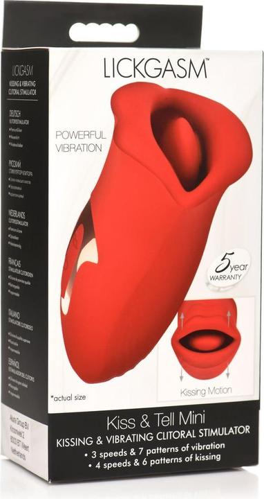 Produktbild Lickgasm Kiss and Tell - Silicone Kissing and Vibrating Clitoral Stimulator