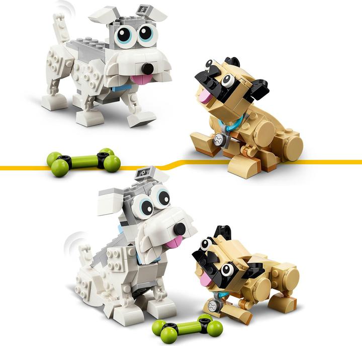Actual product image LEGO Cute dogs (31137, LEGO Creator 3-in-1)