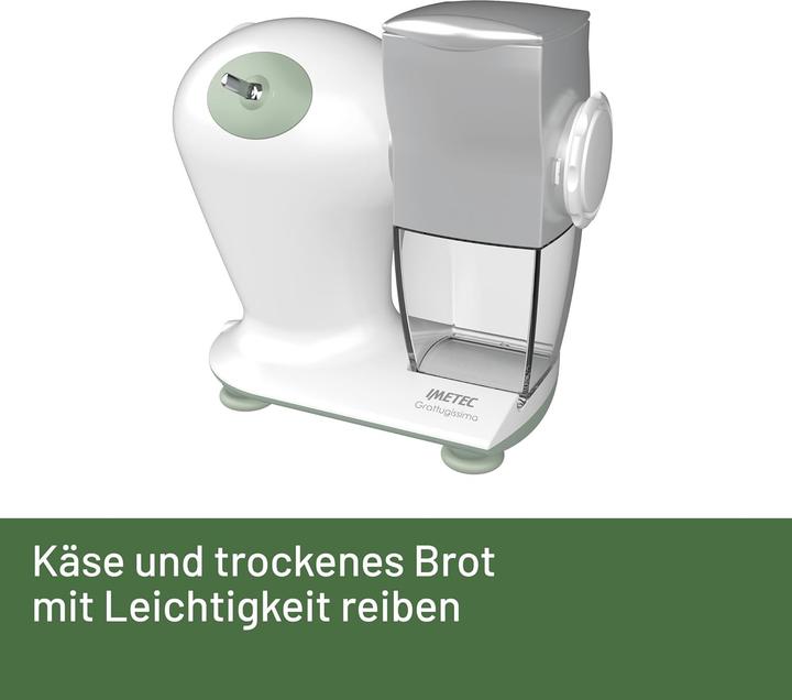 Produktbild Imetec 7480 Elektrische Reibe und Spiralisierer Elektrische Reibe Grün, Weiss