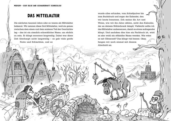 Actual product image Medizin – Echt eklig und schauderhaft schrecklich – Warum Pickel mit Krokodil-Kacke behandelt (German, Adam Kay, Henry Paker, Julia Strohbach, 2022)