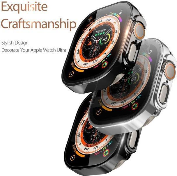 Image du produit Dux Ducis Hamo case for Apple Watch Ultra 49 mm metallic smartwatch case silver