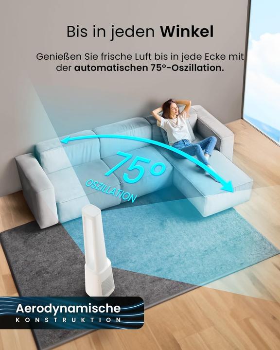 Produktbild Breeze OmniAir Turmventilator mit Luftreiniger