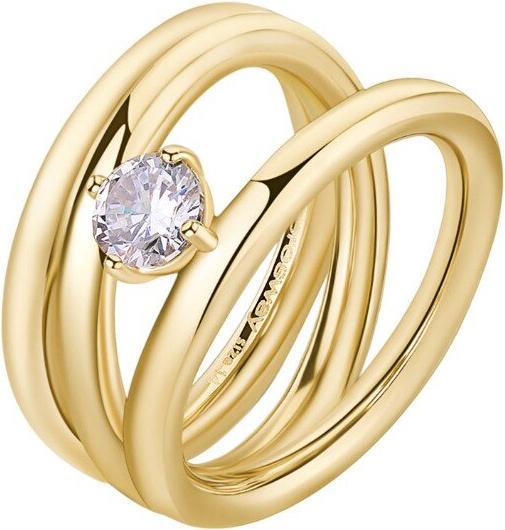 Immagine prodotto Brosway Solid Gold-Plated Ring With Zircon Ribbon Bbn46 (54)