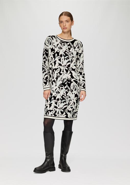 Produktbild s.Oliver Kleid Strickkleid mit Intarsienmuster (32)