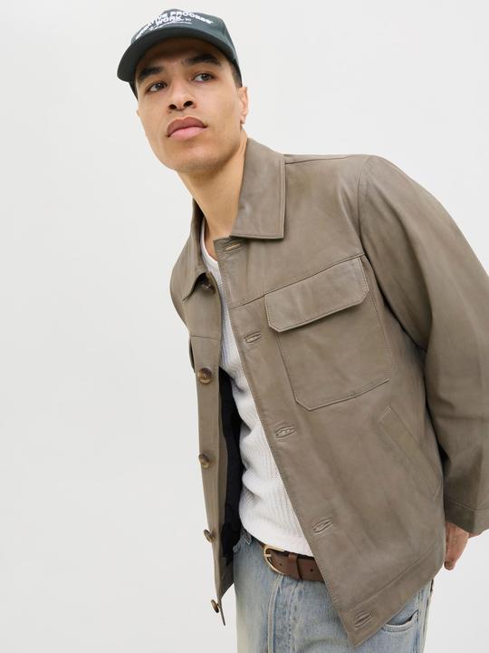 Actual product image Jack & Jones Lederjacke Lederjacke (M)