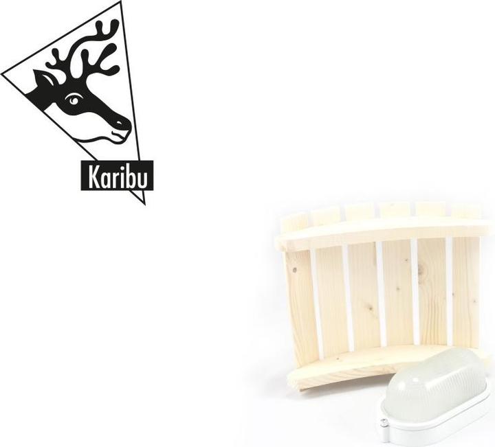 Karibu Saunaleuchte Modern