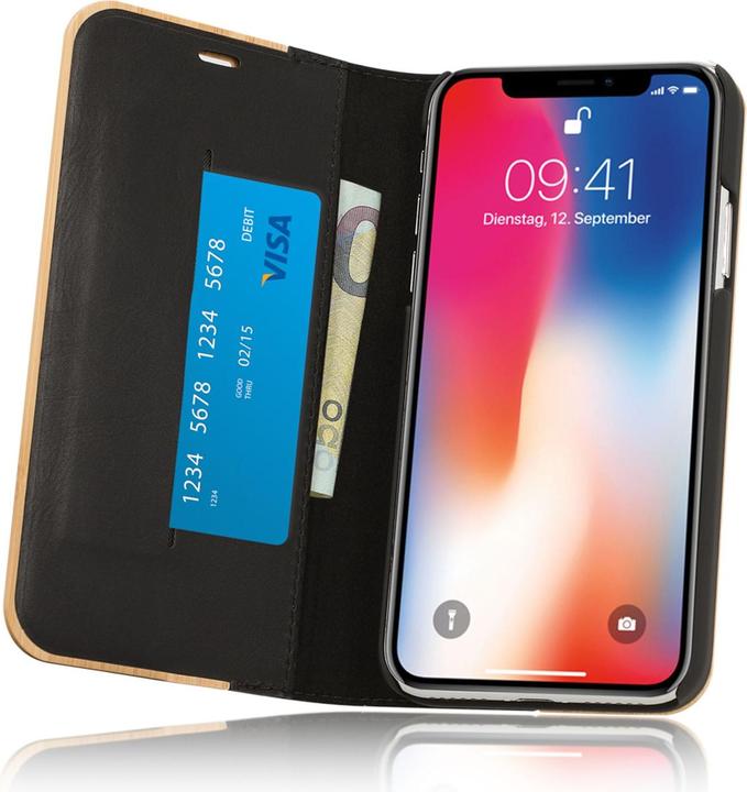 Actual product image Nalia Real wood mobile phone case (Apple iPhone X)