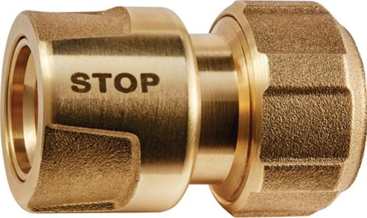 Actual product image Karasto Hose piece GEKA plus coupling system KTW brass hose size 19 mm (Hose coupling, 101.60 mm)
