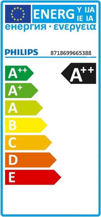 Etichetta energetica Philips Lampada (E14, 250 lm, 1x)