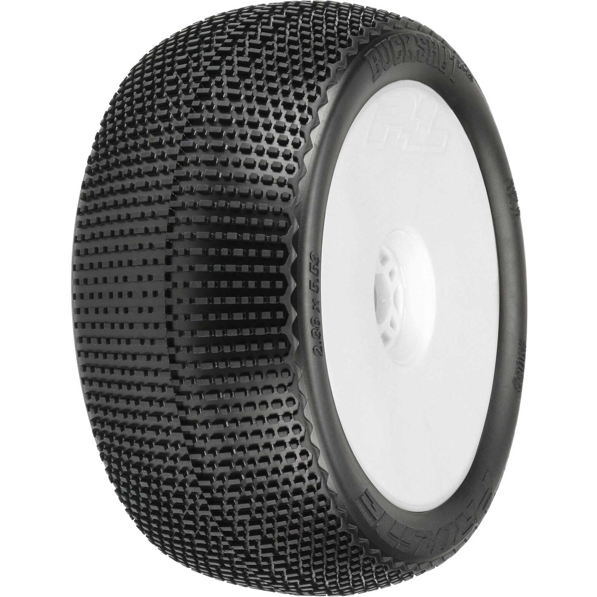 Proline Ruote complete Buck Shot S3 4.0 1:8, 2 pezzi