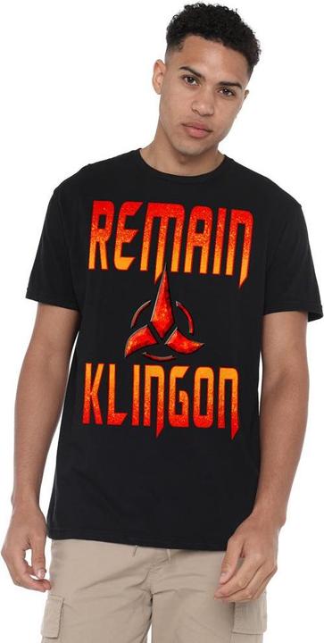 Produktbild Universal Textiles Remain Klingon TShirt (XL)