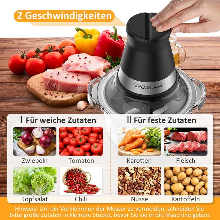 Actual product image Vpcok Direct Elektrischer Multizerkleinerer (1200 ml, 400 W)