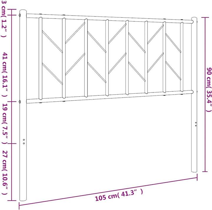 Image du produit vidaXL Kopfteil (198 x 4 x 90 cm)