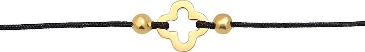 Immagine prodotto Elli Collana Choker Nylon Shamrock Luck Bead Argento 925 (Argento 925, Nylon, Nessuna pietra, 36 cm)