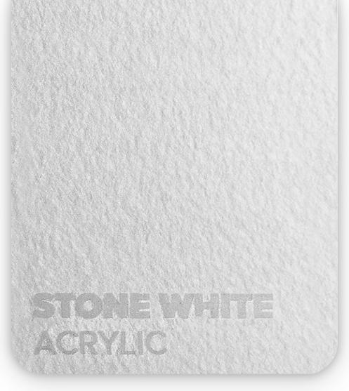 Produktbild flux Acrylglasplatte - Beamo - Stone White (21 cm, 30 cm)
