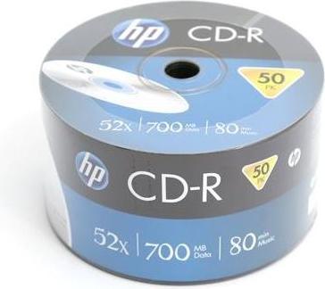 Image du produit HP CD-R 80Min/700MB/52x Bulk Pack (50 Disc) (CRE00070) (50 x)