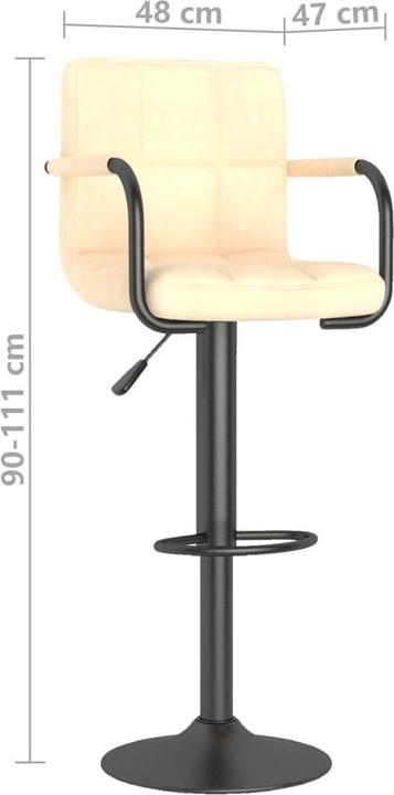 Actual product image vidaXL Barhocker