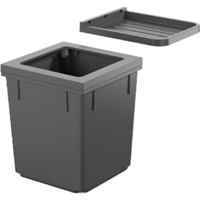 Müllex Abfall-Auszugsystem X-LINE X40 L35 Pro Water, Abfalleimer, Grau
