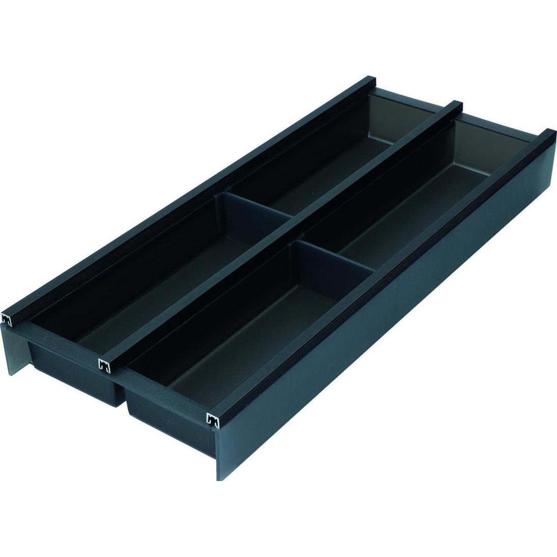 Ninka Besteckeinsatz Cuisio Universal, Besteckkasten, Schwarz