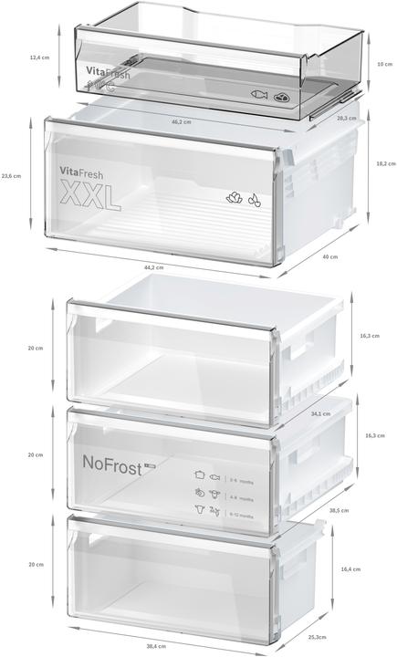 Produktbild Bosch Hausgeräte KGN36VICT (321 l)