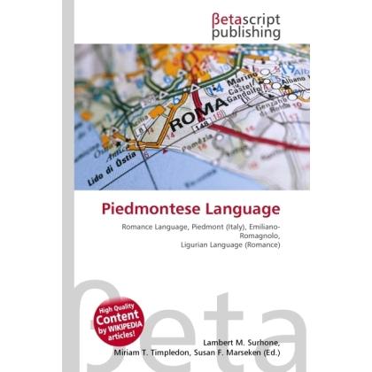 Thumbnail - Piedmontese Language, Fachbücher von Lambert M. Surhone, Miriam T. Timpledon, Susan F. Marseken