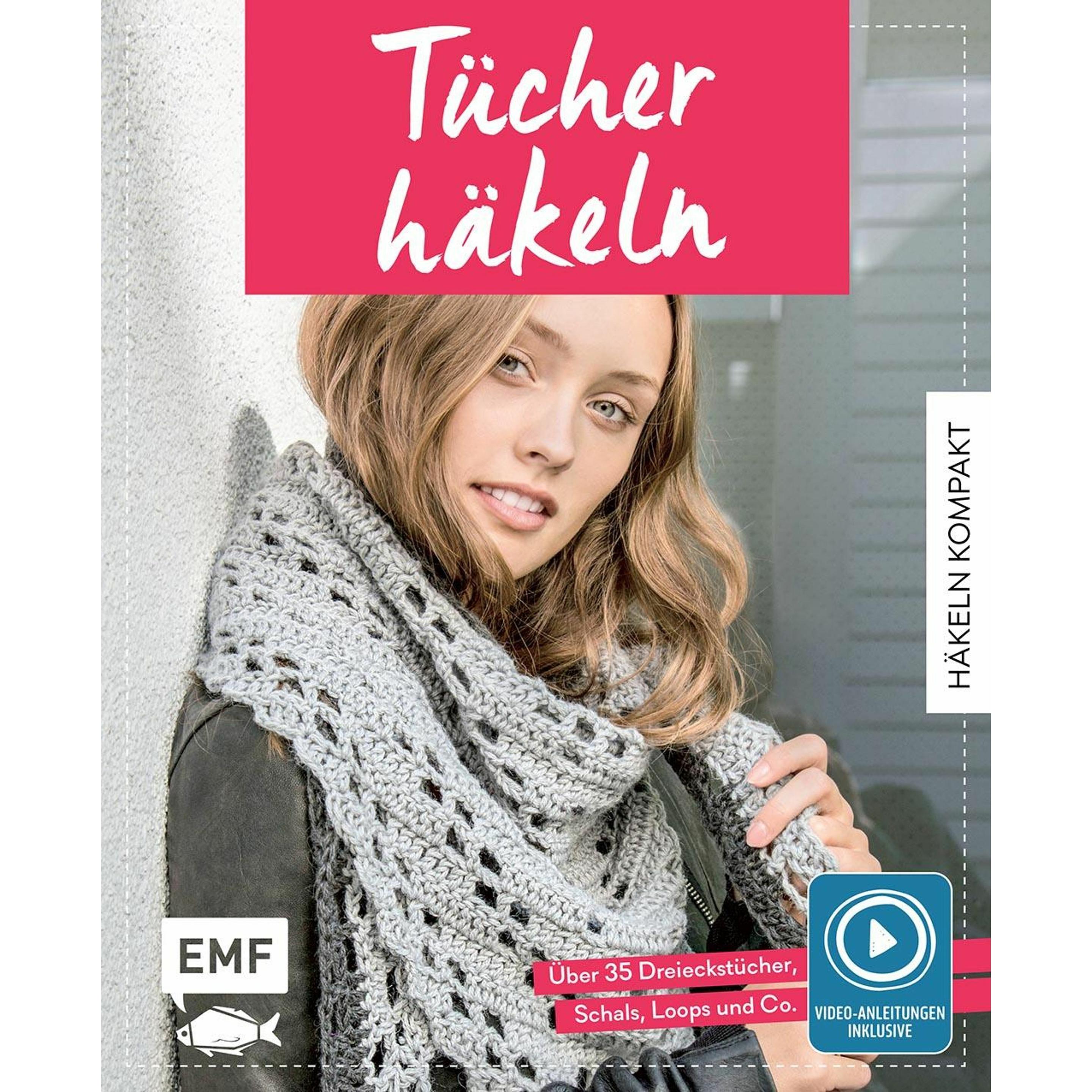 Häkeln kompakt - Tücher häkeln. Mit Video-Anleitungen zu allen Grundtechniken, Ratgeber von Michael Fischer