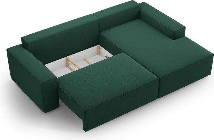 Actual product image Micadoni Right Corner Sofa With Bed Function And Box, "Jodie", 3 Seats, 246x151x86 Made in Europe (Corner sofa)