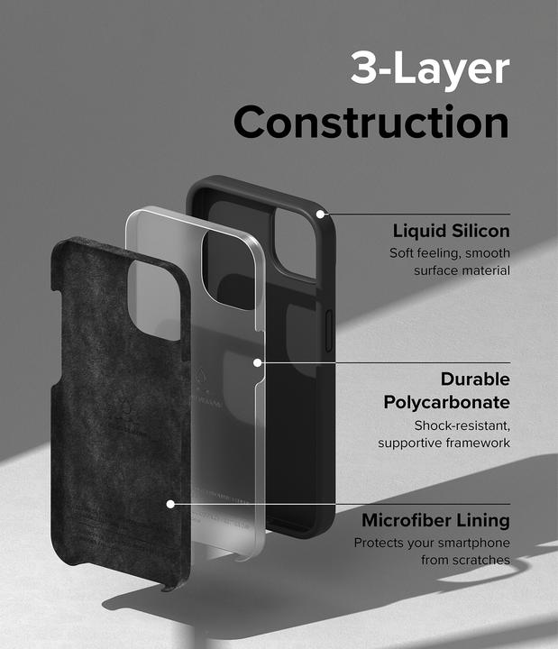 Image du produit Ringke iPhone 14 Plus 6.7 "SILICONE BLACK (Apple iPhone 14 Plus)