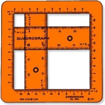 Actual product image Standardgraph Quadrograph (13.30 cm, Plastic)