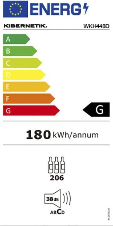Energie-Label Kibernetik WKH448D 2