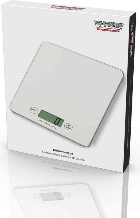 Actual product image Weis Kitchen scales white