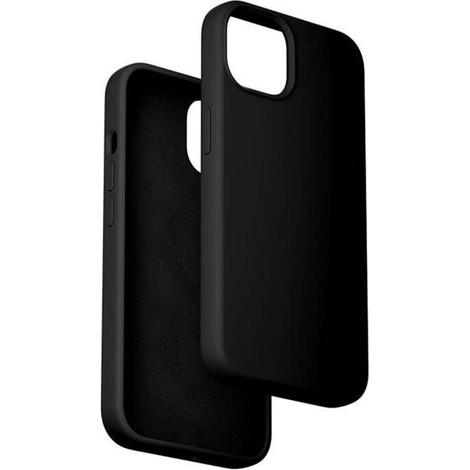 Vention KUFB0-10 Silicone Case for iPhone 15 (black) (Apple iPhone 15), Smartphone Hülle, Schwarz