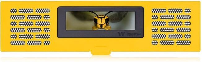 Produktbild Thermaltake TT 41129 - LCD panel extension The Tower 200 Bumblebee