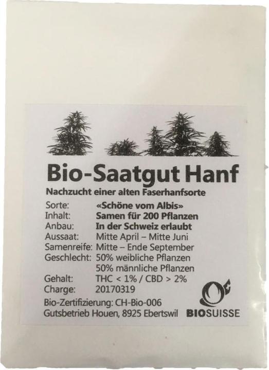 Immagine prodotto Bio Suisse Semi di canapa Beautiful di Albis (Semi di piante)