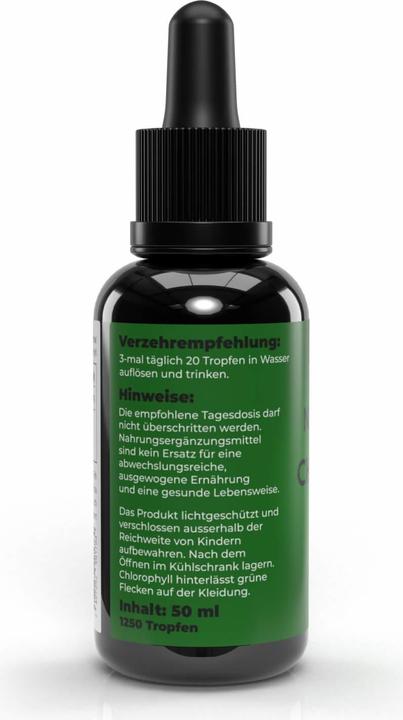 Actual product image VeLife Chlorophyll Tropfen (1 Piece, Droplet, 128 g)