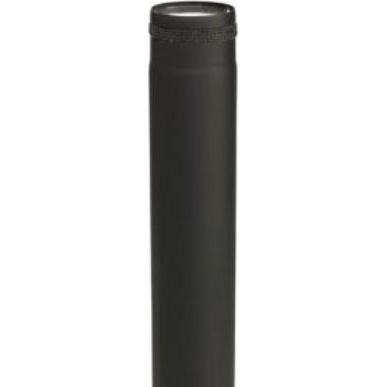 Kierulff MB Sorte røgr. 100m 500mm lgd - laengde 500mm x 1mm med keramisk pakning, Ventilator