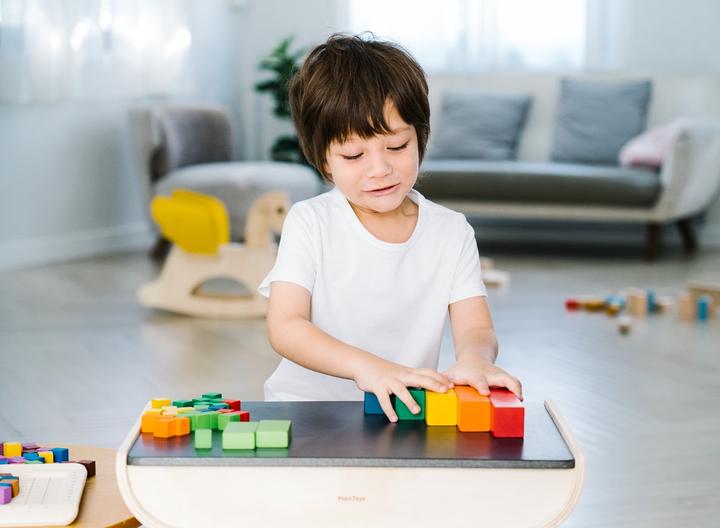 Produktbild Plantoys Bunte Zählblöcke Unit Link Serie