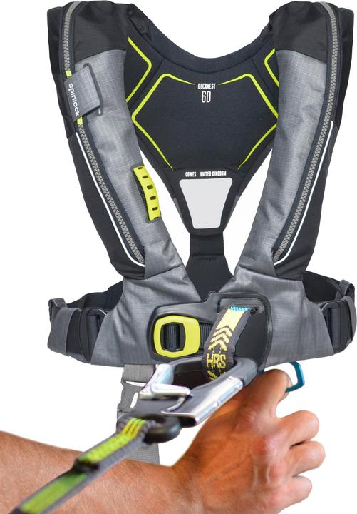 Image du produit Spinlock Gilet de sauvetage automatique "Deckvest 6D" avec harnais (Taille unique)