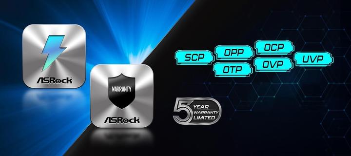 Actual product image AsRock power supply Challenger 550W Bronze (550 W)