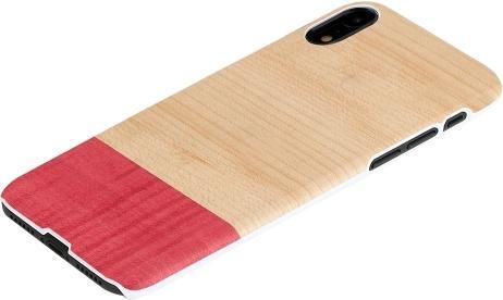 Immagine prodotto Man&Wood Custodia per smartphone iPhone XR miss match bianco (Apple iPhone XR)
