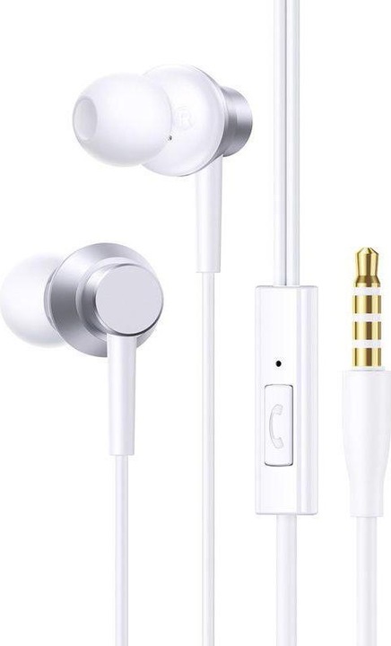 Actual product image Baseus Encok HZ11 headphones - white (Cable)