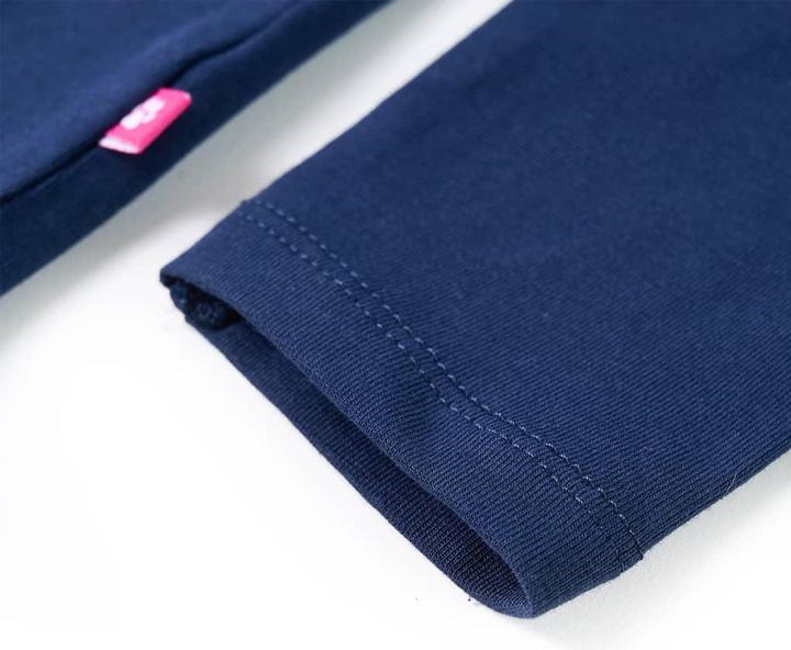 Produktbild VidaXL Kinder-Langarmshirt Marineblau 140,Material: 95 % Baumwolle (140)