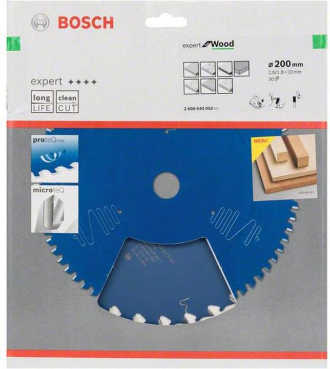 Produktbild Bosch Professional Zubehör Kreissägeblatt Expert for Wood, 200 x 30 x 2,8 mm, 30