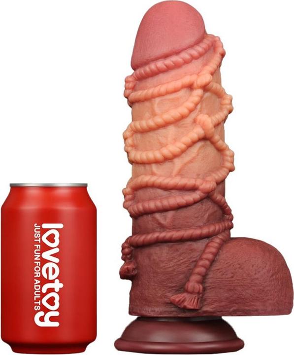 Image du produit Lovetoy Gode extrême avec motif de corde 24 cm