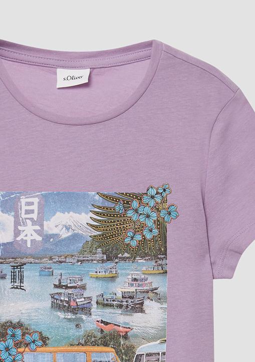 Produktbild S.Oliver T-Shirt T-Shirt aus Baumwolle mit Fotoprint (170, 176)