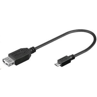 PremiumCord Cavo USB USB A/presa - Micro USB/spina / 20 cm / OTG (USB 2.0), Cavo USB