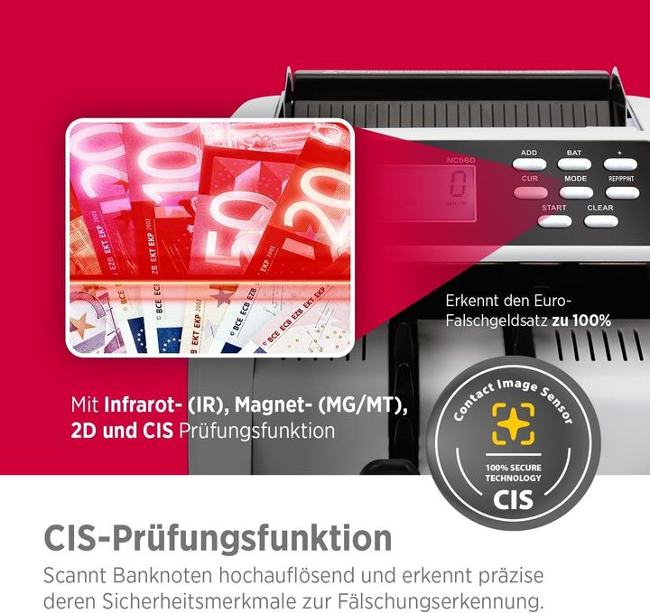 Actual product image Olympia NC 570 Banknote counter (Bill validator)